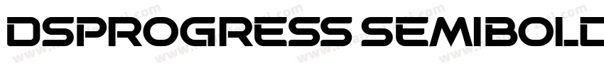 DSProgress SemiBold字体转换